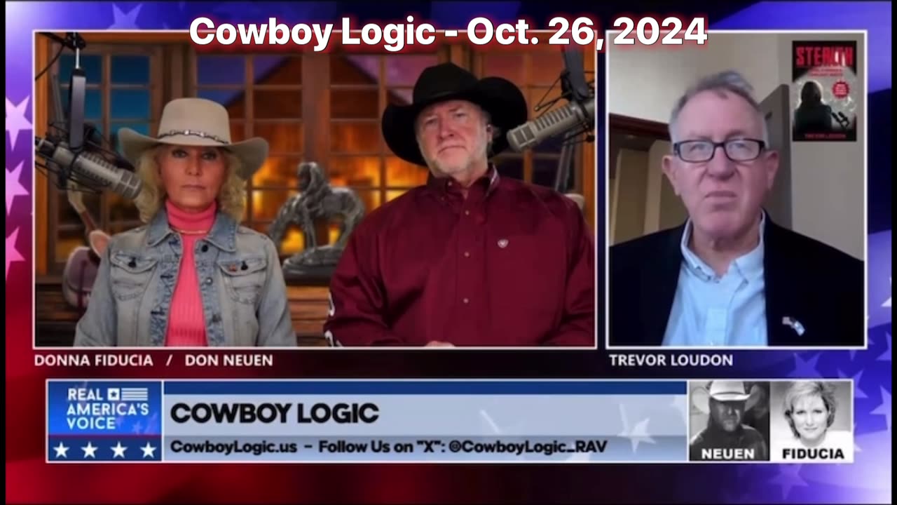 Cowboy Logic - Trevor Loudon on his new book "Stealth" and Kamala's communist background