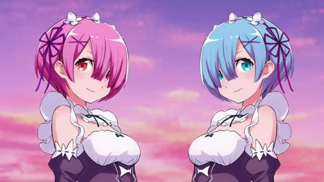 Ram and Rem Twin Ear Massage ASMR (No Talking)