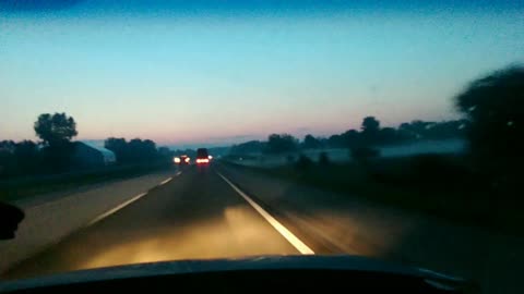 Timelapse of the trip back from Cedar Point.