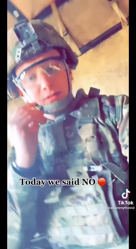 Military - NO TO THE JAB