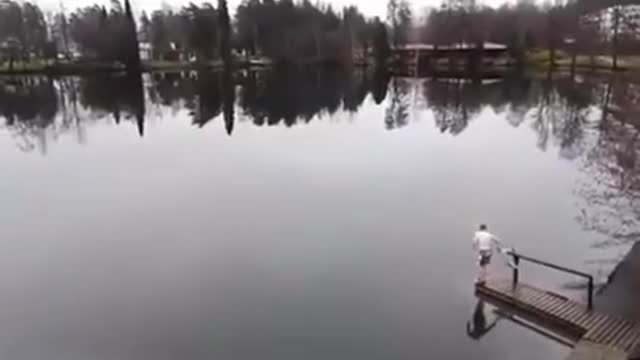๐funny boy running freeze river๐
๐๐