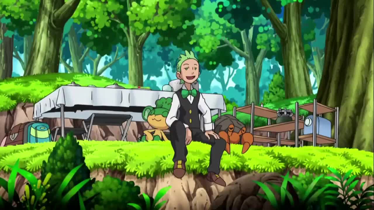 Pokemon Best Wishes “Lunch time Or more like standing up the chef time”