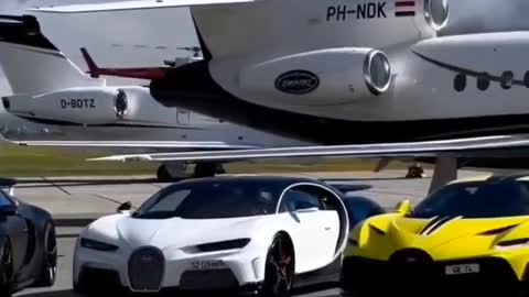 sports car and plane you like that one