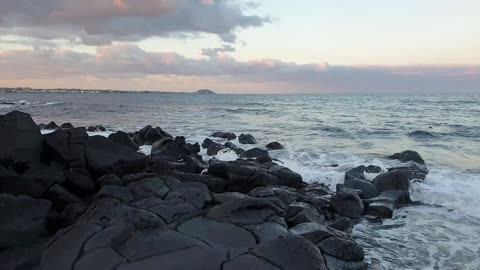 The beautiful offshore of Jeju Island