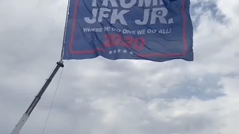 $800 a day fine for flying flag on own property? BRING BIGGER FLAG !!