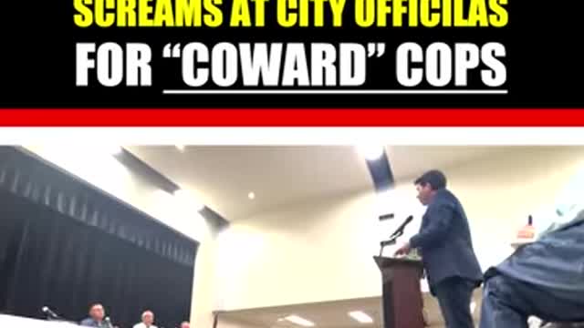 Alex Stein STORMS Uvalde city council meeting to scream at officials over "coward" law enforcement