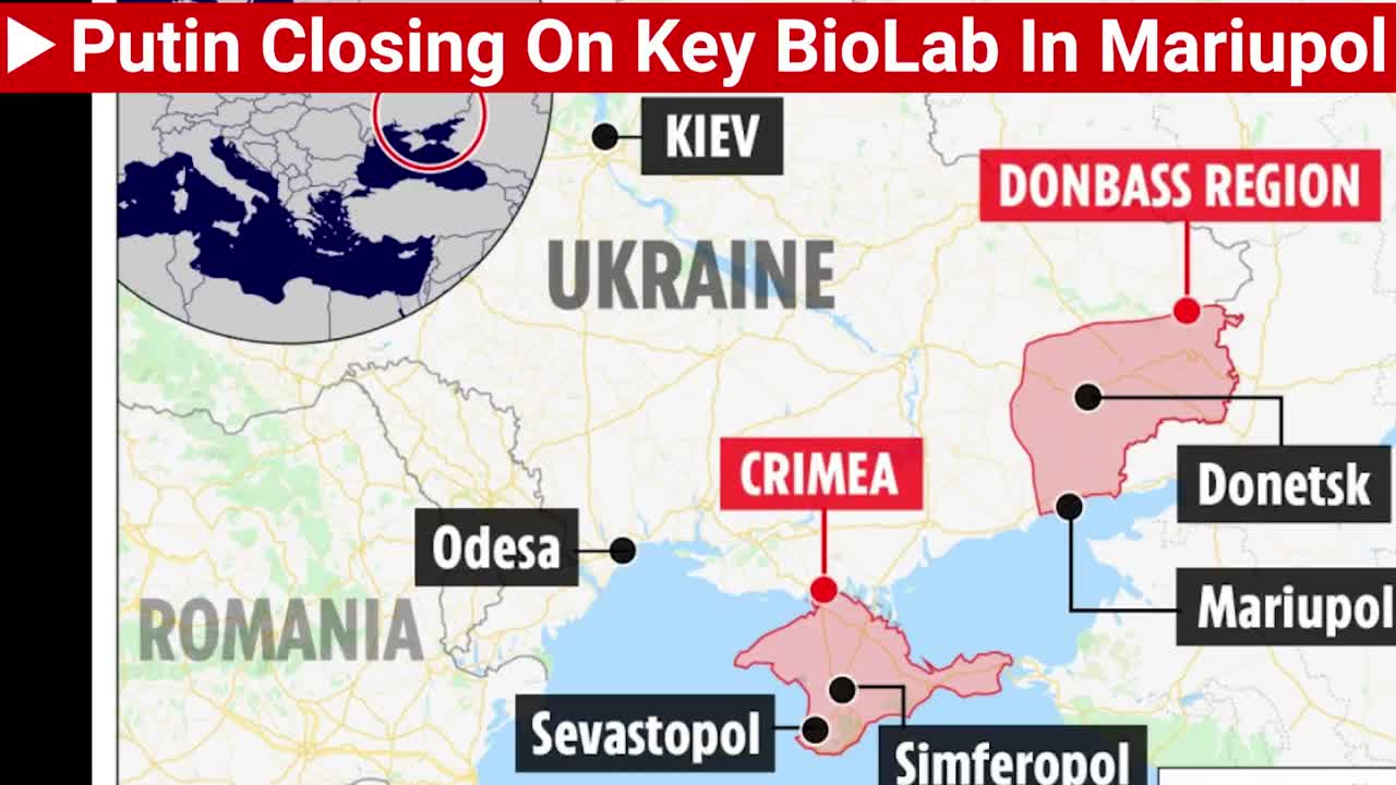 Ukraine Battle Map Analysis - Putin's BioLab Pincer - Yalta Revisted?