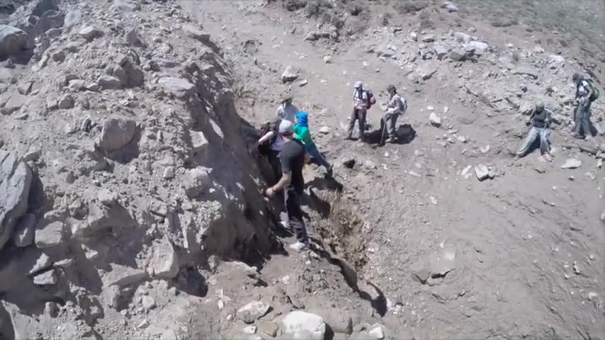 Trekking in Aconcagua When... a Bit of a Landslide