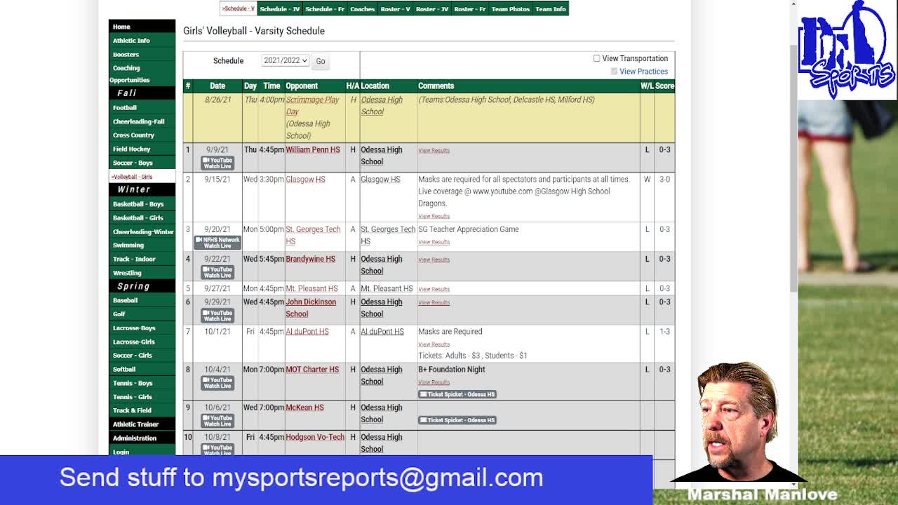 My Sports Reports - October 7, 2021