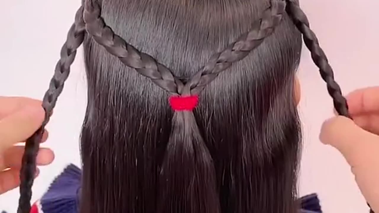 Girls Hair Style school girls her hair style #hairstyle #viralpost2024