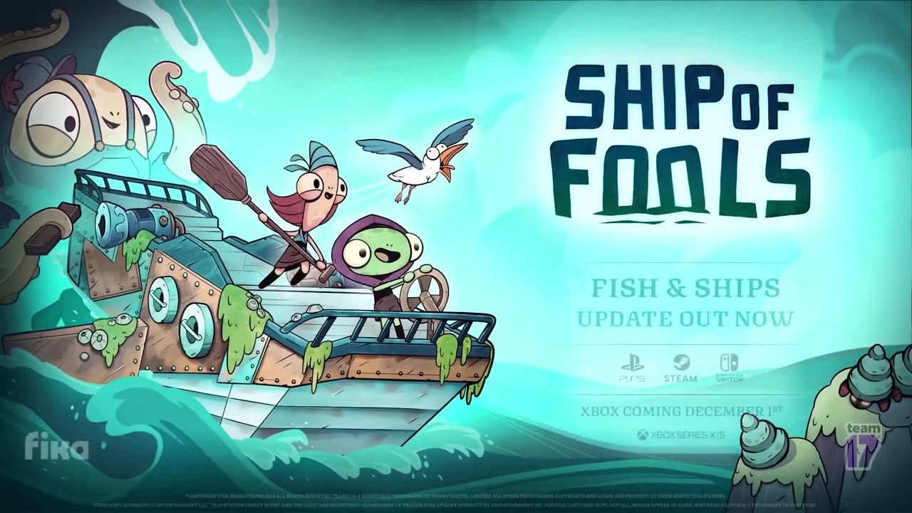 Ship Of Fools - Official Fish & Ships Update Launch Trailer