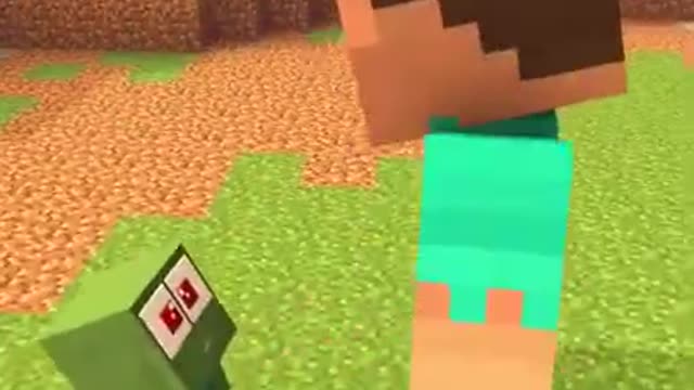 minecraft animation_ Creeper Giant - Shorts ‎@Minecraft Family