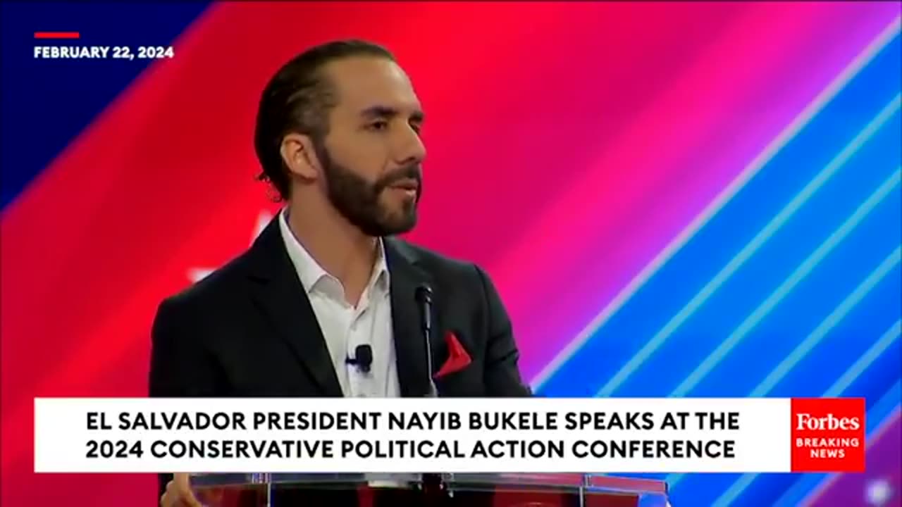 President of El Salvador Nayib Bukele: The Death of Globalism and the Fight Against It.