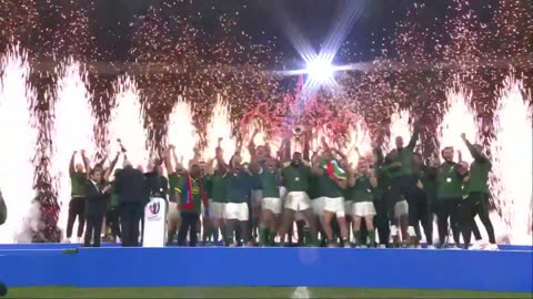 SOUTH AFRICA LIFTS WEBB ELLIS TROPHY FOR THE FOURTH TIME 2023