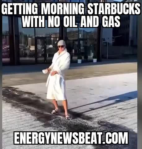 Getting Morning Starbucks with No Oil & Gas