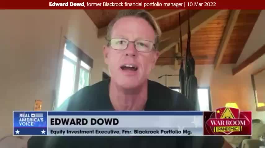 Ed Dowd Former Blackrock employee on massive payouts timely to vaccine rollout