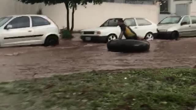 Just Floating Down the Road