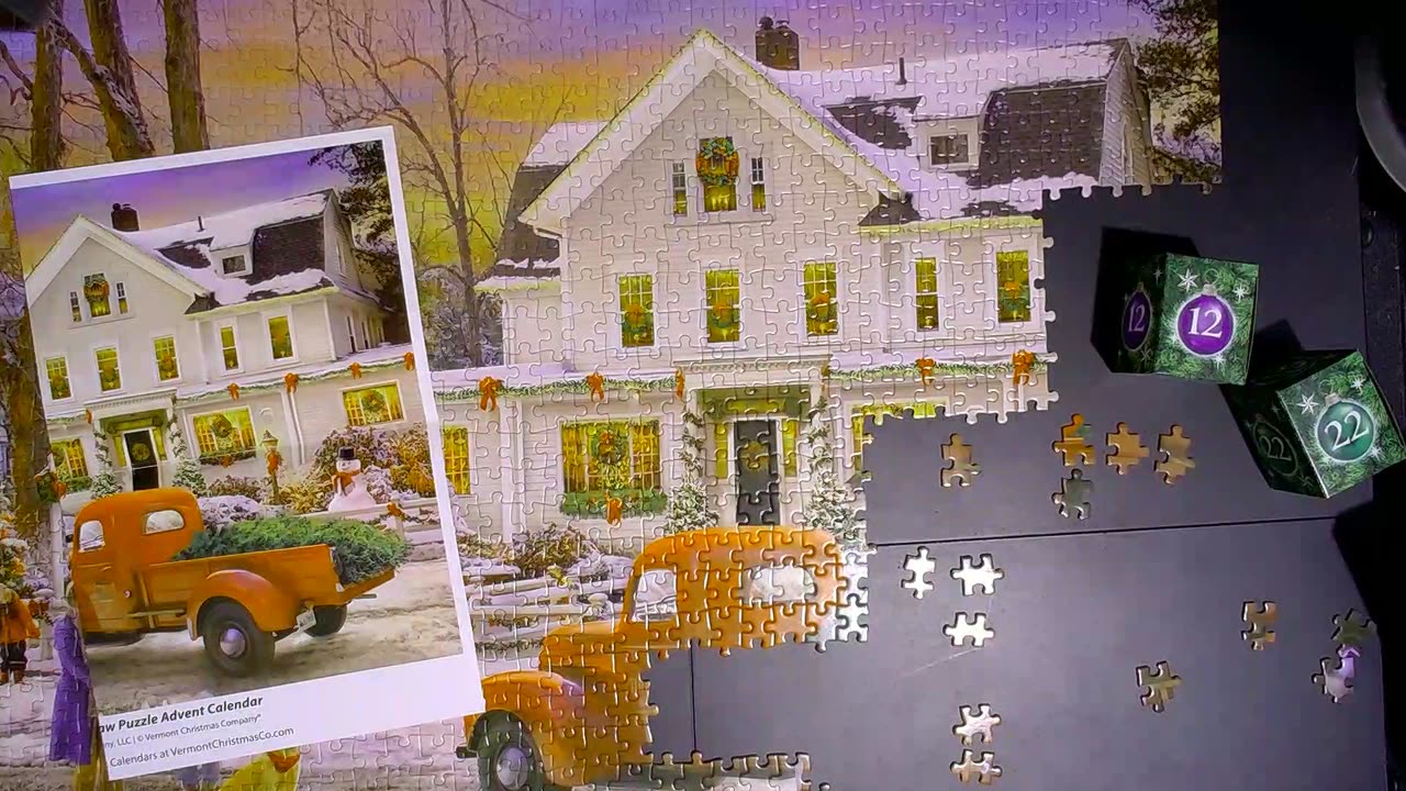 The Inn at Christmas Jigsaw Day 9 - Just Rest Your Eyes (JRYE#489)