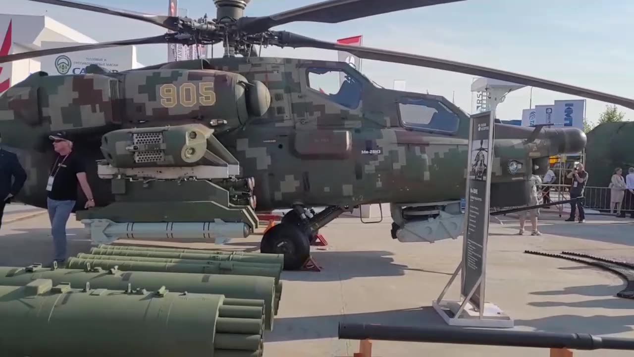 MI-28 taisteluhelikopteri - ilmojen peto.