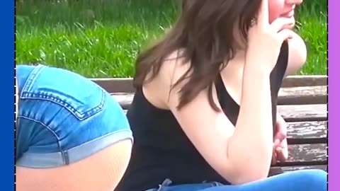 Wow😍 crazy girl #crazy #prank