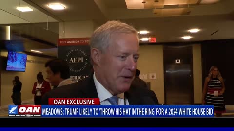 Mark Meadows: Trump likely to ‘throw his hat in the ring’ for a 2024 White House bid