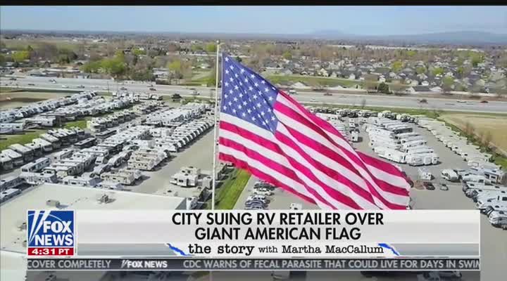 Camping World CEO could go to jail for his US flag