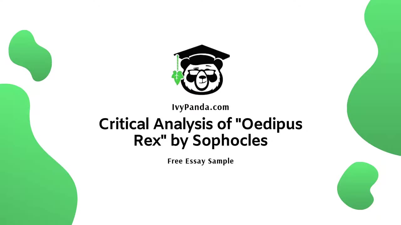 Critical Analysis of "Oedipus Rex" by Sophocles | Free Essay Sample