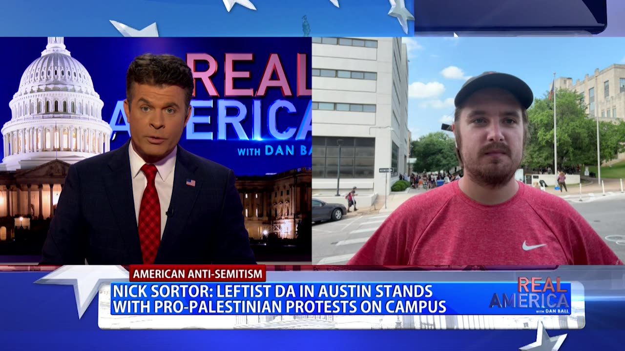 REAL AMERICA -- Dan Ball W/ Nick Sortor, Terrorist & Antifa Using College Kids For Agenda, 4/30/24