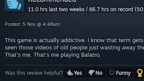 Balatro Steam Review