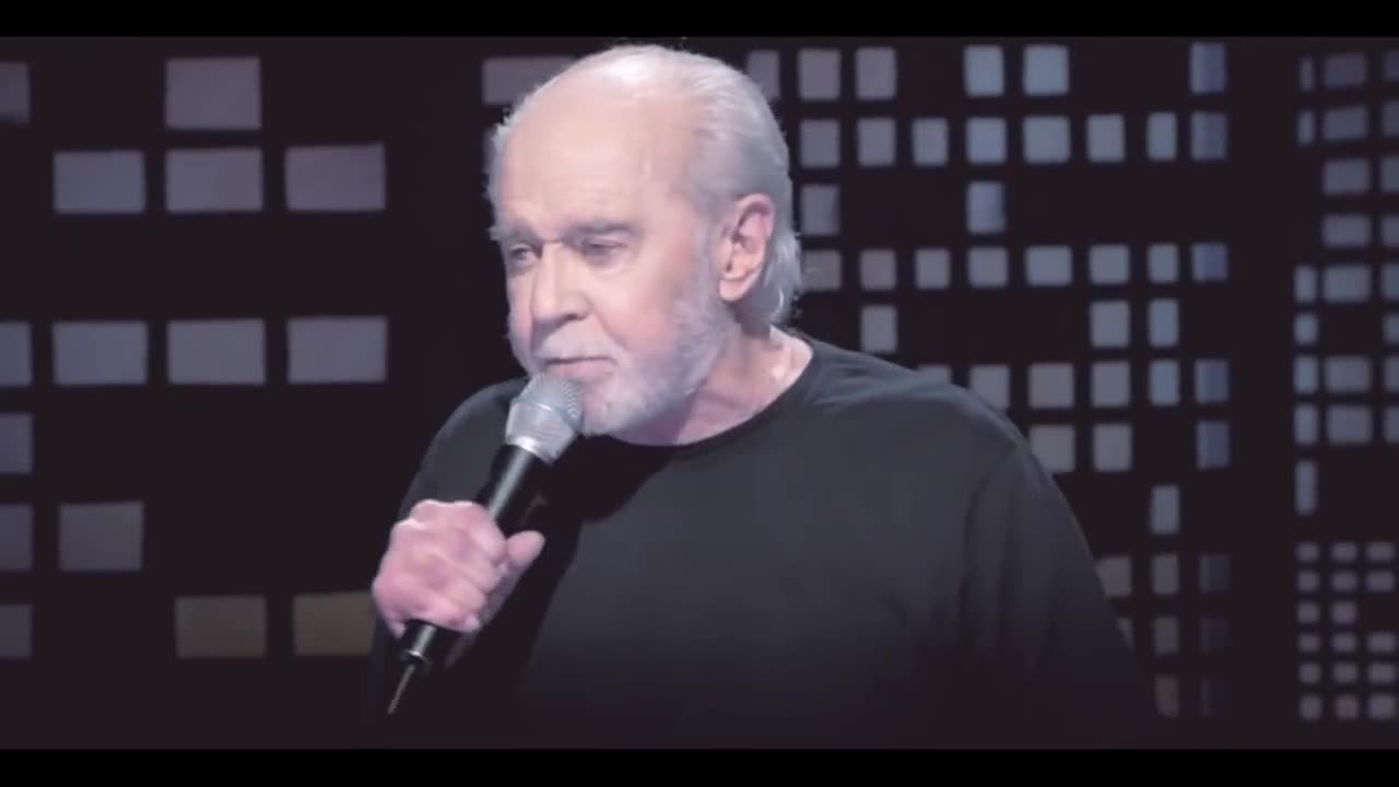 George Carlin "The American Dream... asleep to believe it"