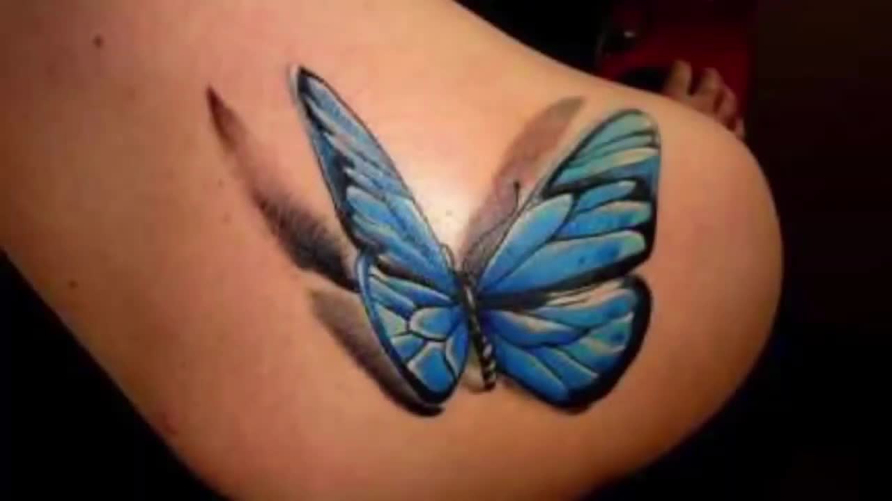 Amazing Realistic Butterfly Tattoos - Tattoo Designs for Girls Youth Women