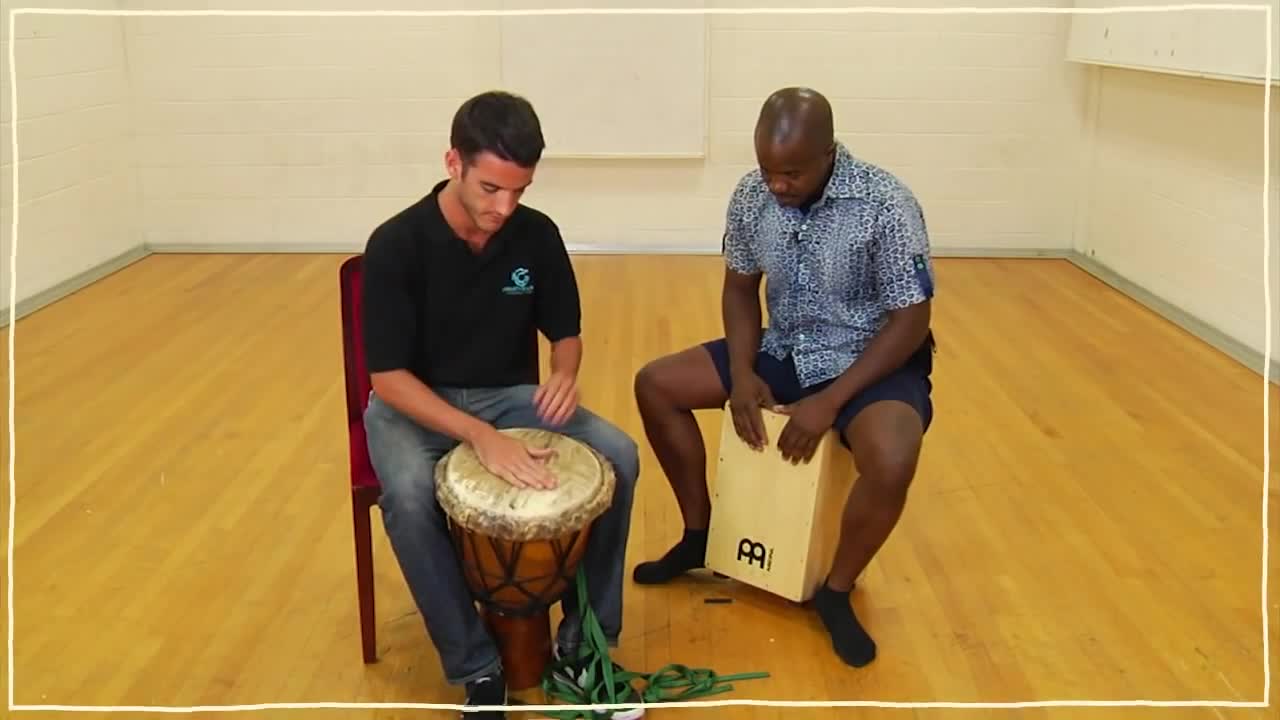 AFFRICAN DRUMMING LESSONS IN 5 MINUTES day 2