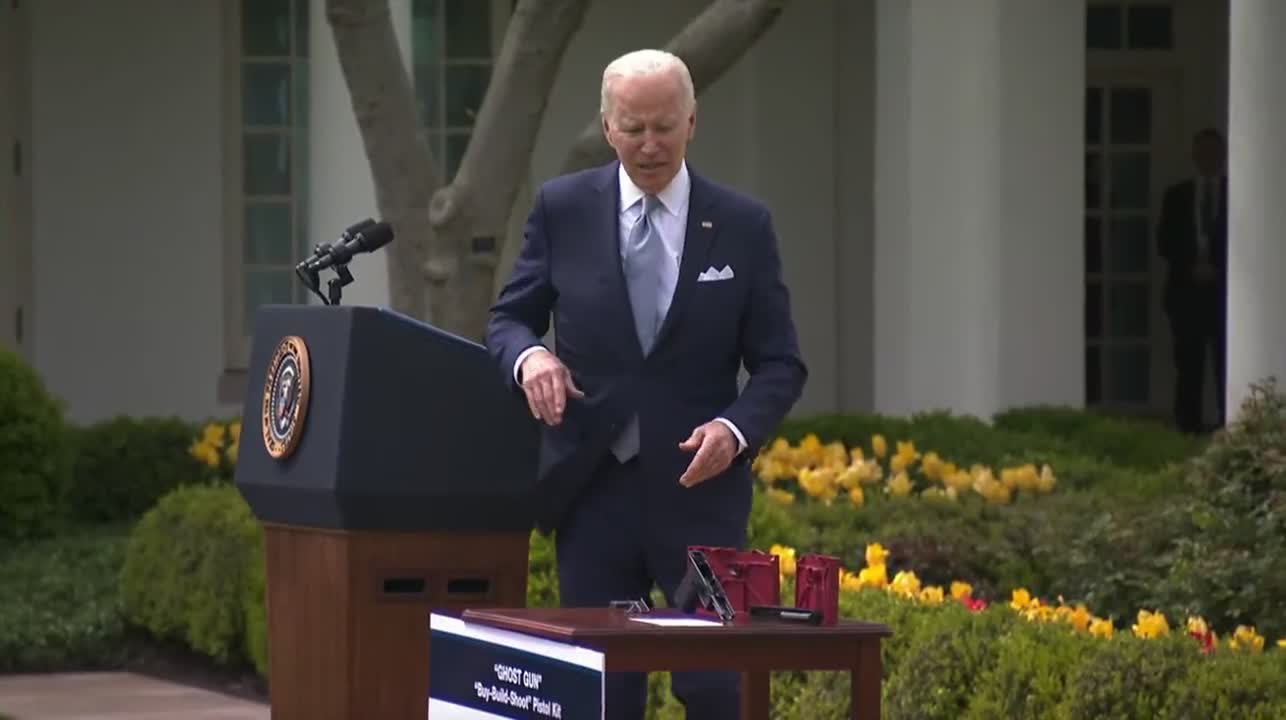 Biden Gives Tutorial on How to Build Ghost Guns