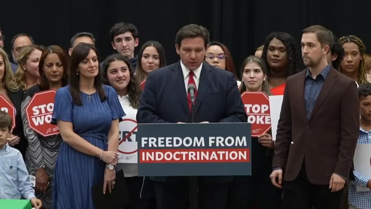 DeSantis: “We are Not Going to Teach Our Kids to Hate This Country or to Hate Each Other”