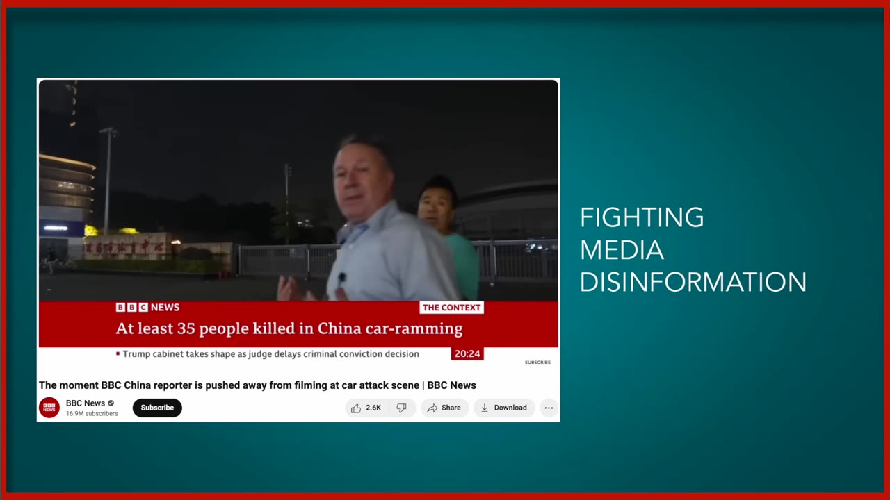 BBC's McDonell LIES about the Zhuhai incident