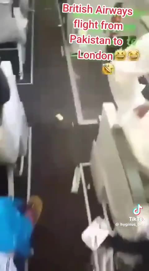 Pakistan to London flight … disgusting