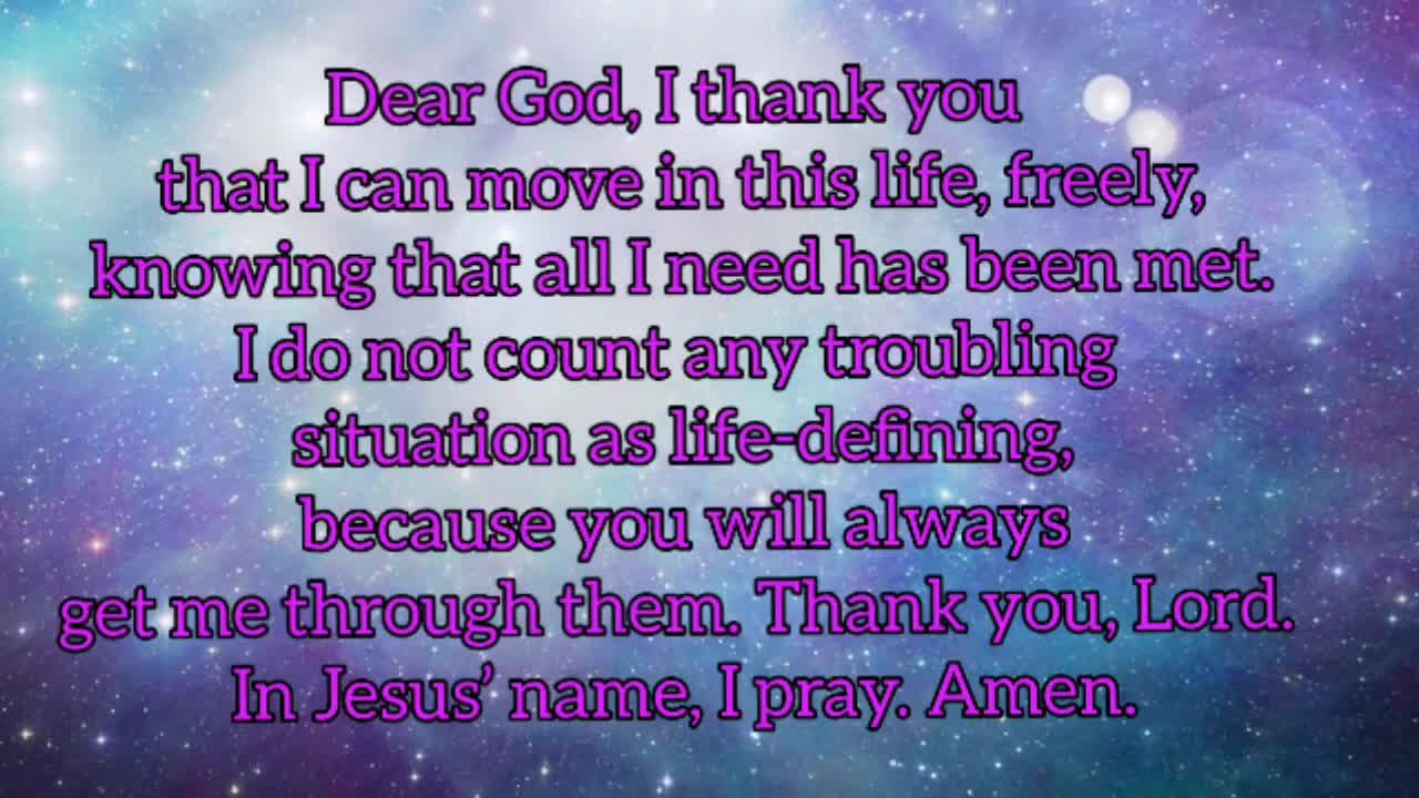 A Minute Powerful Prayer - BELIEVE & RECEIVE