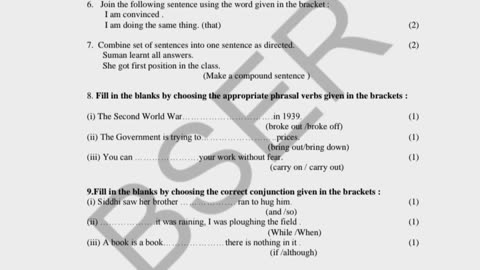 कक्षा 12 अंग्रेजी पेपर अर्द्धवार्षिक परीक्षा 2024 | class 12 english ardhvarshik paper 2024 #class12