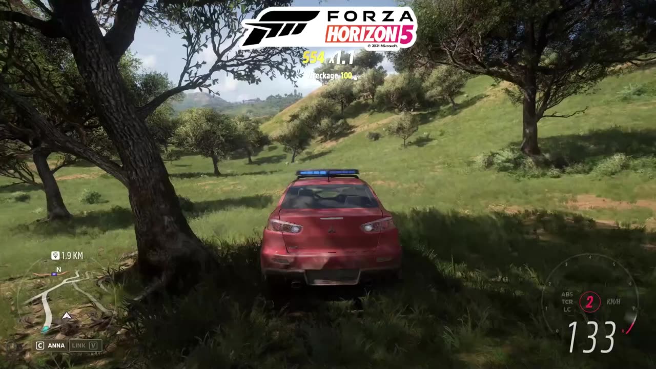 OMG Mitsubishi Lancer EVO wild jump in FORZA HORIZON 5! #viral #shorts #forzahorizon5 #mitsubishi