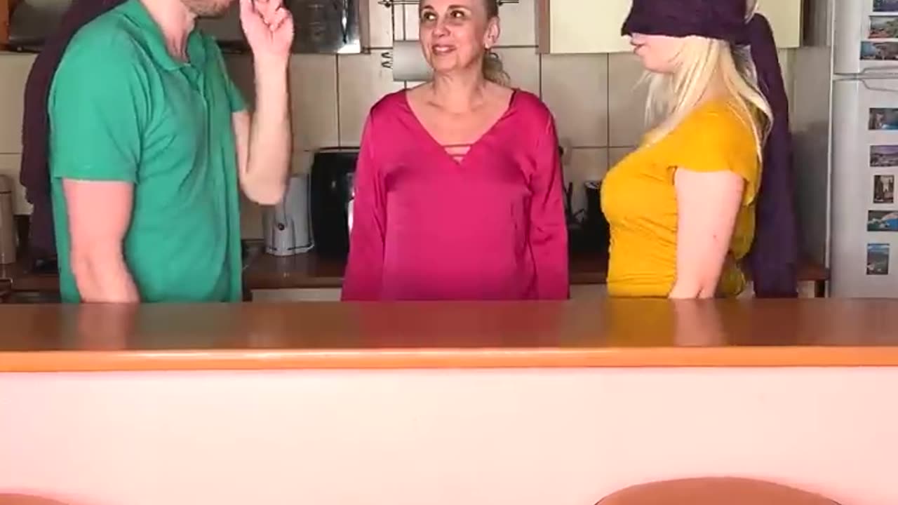 Mom and husband wife funny video