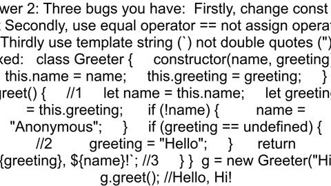 Can you spot the 3 Bugs in this JavaScript Code