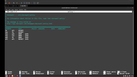 Configurar en Debian 11 Iptables con Shorewall