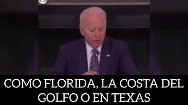 Joe Biden dice que es importante estar ca**nado para cuando lleguen los huracanes.