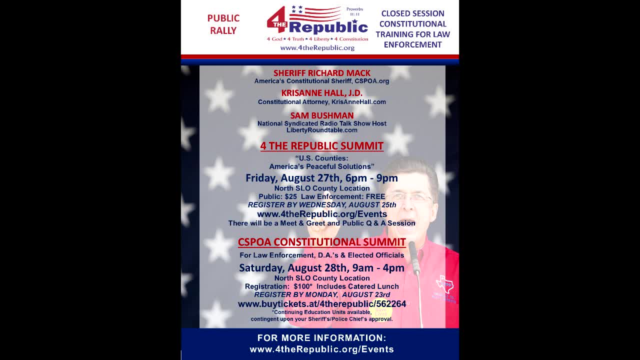 KPRL Interview with V.P. of Constitutional Sheriffs and Peace Officers Association, Rick Dolton