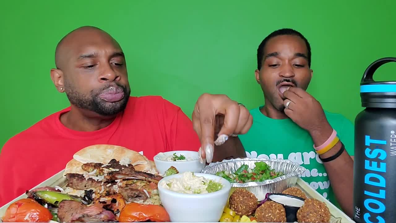 ALI BABA MEDITERRANEAN GRILL ARABIC CUISINE MUKBANG