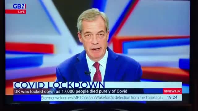 Nigel Farage Breaks News! Only 17,300 died of Covid ONLY in UK