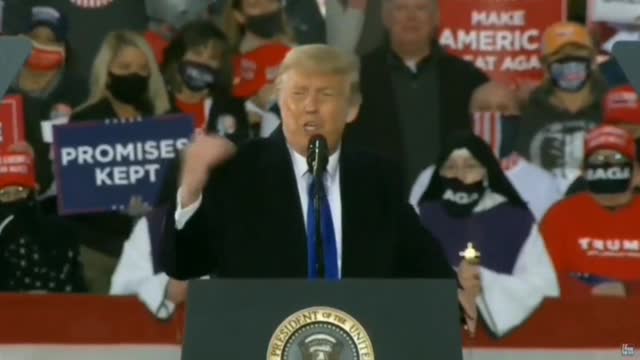 "Heads Exploding" President Trump Explaining His 3rd Supreme Court Justice