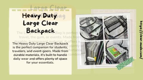 Large Clear Duffle Bag: Spacious & Stylish