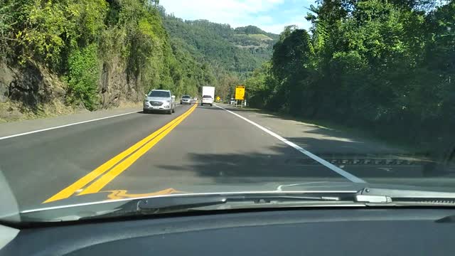 driving through the southern Brazil lanes