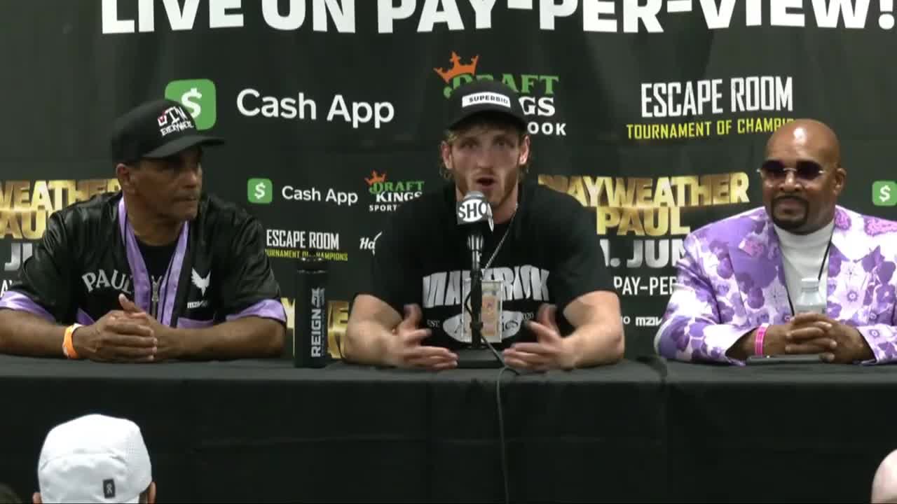 Logan Paul Press Conference Highlights After Mayweather Fight